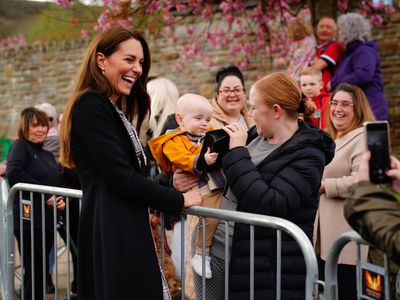 Video captures moment Kate Middleton lets baby play with her $845 handbag