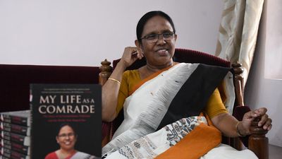 Former Kerala Health Minister K.K. Shailaja launches her memoirs