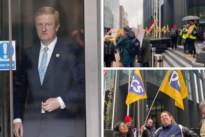 'He's bottled it': Tory Deputy PM dodges Glasgow civil servant picket line