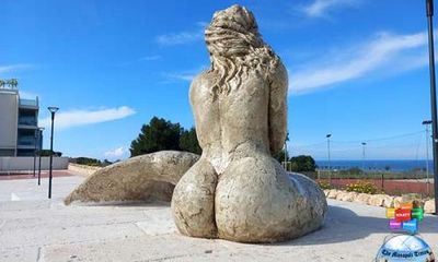 ‘Too provocative’ mermaid statue causes stir in southern Italy