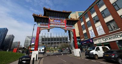 Arch at Newcastle's Chinatown to be repaired after safety fears over falling tiles