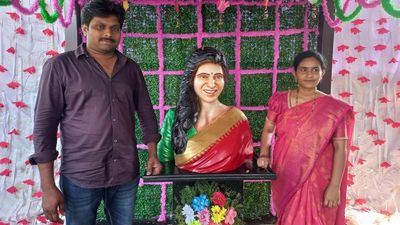 Impressed by Samantha’s charity work, fan builds temple for her