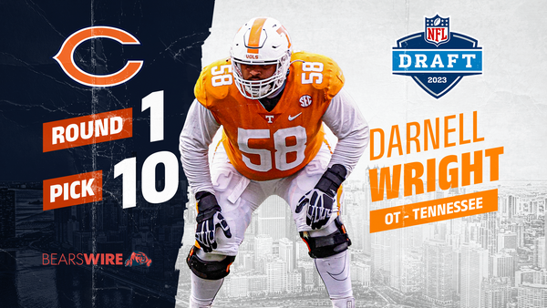 The Wright call? Bears trade down a spot, select Tennessee tackle