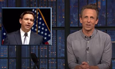 Seth Meyers on DeSantis: ‘So weird and off-putting he’s falling behind’