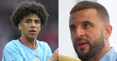 Kyle Walker sends advice to Man City teammate Rico Lewis amid breakthrough season