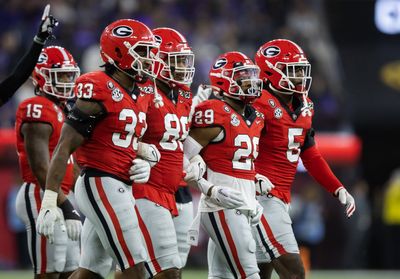 Watch: Georgia football team erupts to Jalen Carter pick in NFL draft