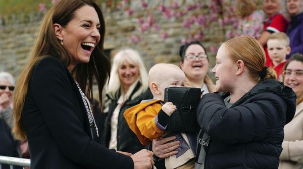 Video captures moment Kate Middleton lets baby play with her $845 handbag