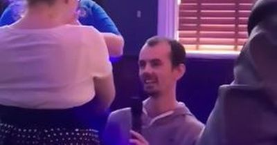 Incredible moment couple get engaged during karaoke at legendary Stockport pub