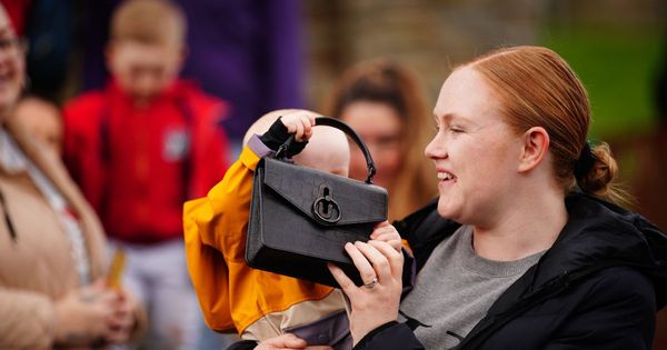 Video captures moment Kate Middleton lets baby play with her $845 handbag