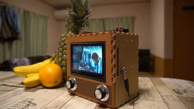 Raspberry Pi Retro TV Box Is 3D Printed With Wood