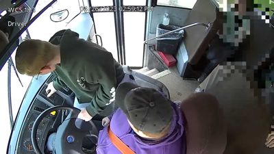 Video: 7th Grade Boy Safely Stops Bus After Driver Passes Out At Wheel