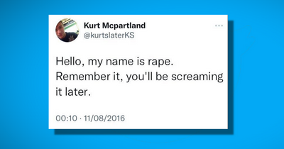 Candidate's shame after sick tweet unearthed joking his name was 'rape'