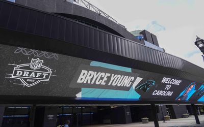 Best photos from Panthers QB Bryce Young’s introductory press conference