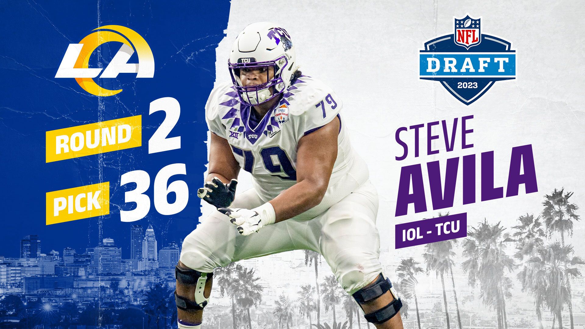 TCU offensive lineman Steve Avila declares for 2023 NFL Draft - On3