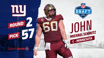 2023 NFL draft: Giants select John Michael Schmitz in Round 2