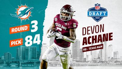 Dolphins select RB Devon Achane with pick No. 84