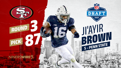 49ers trade up to No. 87 in NFL draft, pick Penn State S Ji’Ayir Brown