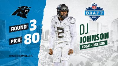 Panthers trade up to select Oregon LB DJ Johnson with 80th overall pick