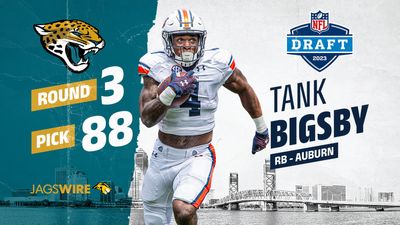 Jaguars draft Auburn RB Tank Bigsby with No. 88 pick