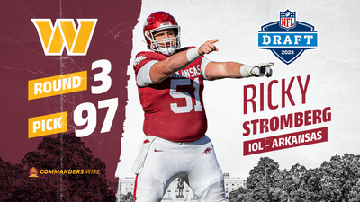 Commanders select Arkansas center Ricky Stromberg in the 2023 NFL draft