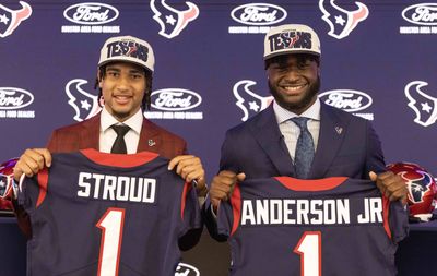 LOOK: Best images from the Houston Texans introducing QB C.J. Stroud and DE Will Anderson
