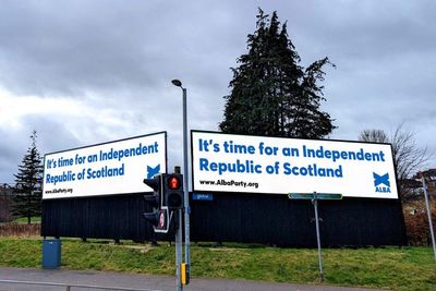 Alba launch pro-republic billboard campaign ahead of coronation