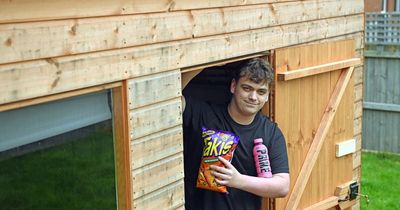 The teen making hundreds of pounds a week selling sweets from a shed in his parents' garden