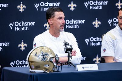 Dennis Allen says Saints tried to trade up on Day 2 of the 2023 draft, but no luck