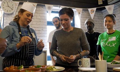 Jack Monroe serves up budget take on king’s coronation quiche