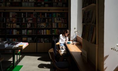 ‘Like reading under the covers’: books flourish in blackout-hit Ukraine