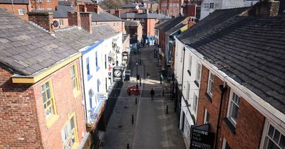 Cobbled street in Greater Manchester is lined with gorgeous terraces - but not all is as it seems
