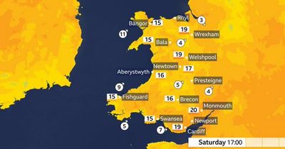 Wales set for warmest day of year with 20°C temperatures