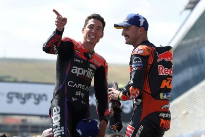 Slick Espargaro grabs MotoGP pole in rainy Jerez