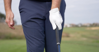 Golf instruction with Steve and Averee: Fixing your grip to straighten your shots