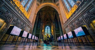 Special video installation at Anglican Cathedral as part of EuroFestival