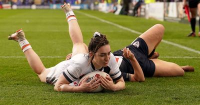 Leah Burke scores four tries in "special" performance as England Women destroy France