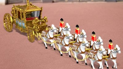 Matchbox Collectors Coronation Gold State Coach A Majestic Royal Replica
