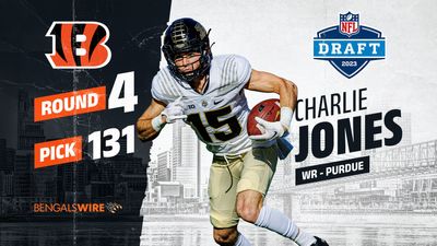 Bengals select Purdue WR Charlie Jones in fourth round