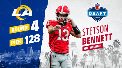 Former Georgia QB Stetson Bennett selected by Los Angeles Rams