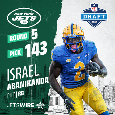 Jets select Pitt RB Israel Abanikanda at No. 143