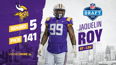 Vikings select LSU DT Jaquelin Roy at No. 141 overall in fifth round of 2023 draft