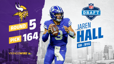 Vikings select BYU QB Jaren Hall at No. 164 overall in fifth round of 2023 draft