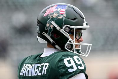 Michigan State football punter Bryce Baringer drafted in the sixth round by the New England Patriots
