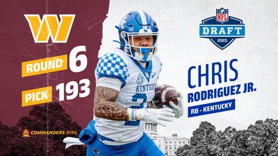 Commanders select Kentucky RB Chris Rodriguez Jr. in the 2023 NFL draft