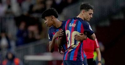 Teenage sensation Lamine Yamal becomes Barcelona's youngest ever player in La Liga