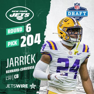 Instant analysis to Jets selecting LSU CB Jarrick Bernard-Converse at No. 204