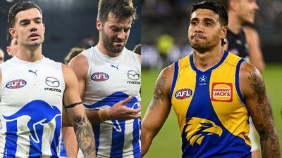 West Coast Eagles and North Melbourne cop simultaneous AFL floggings on horror Saturday night