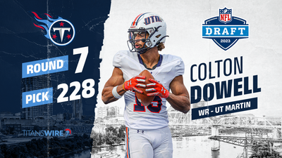 Grade for Titans drafting WR Colton Dowell in Round 7