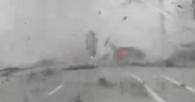 Florida tornado: Moment car thrown into mid-air as brutal twister rips through state