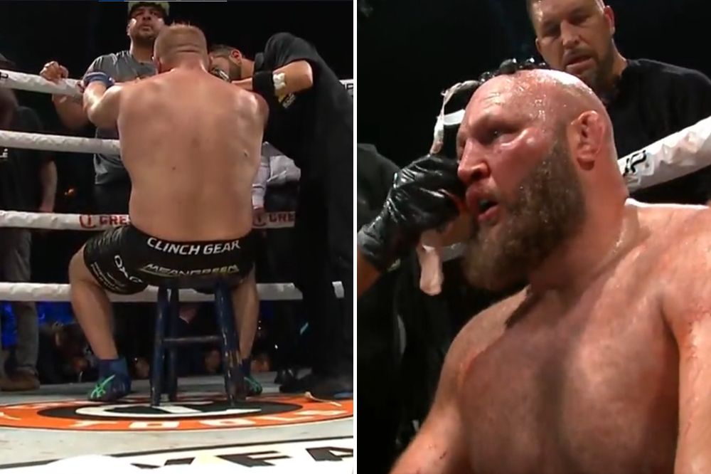 BKFC 41 video: Ben Rothwell forces UFC veteran Josh…